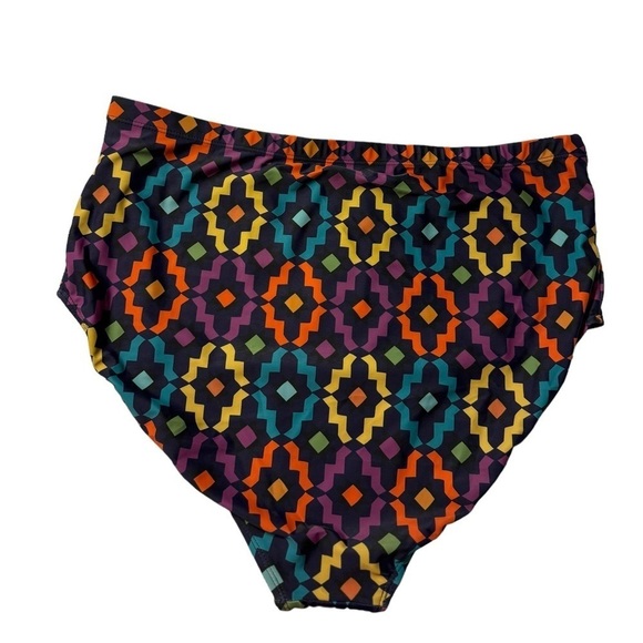 BloomChic Geometric Print Swim Briefs - Picture 2 of 5